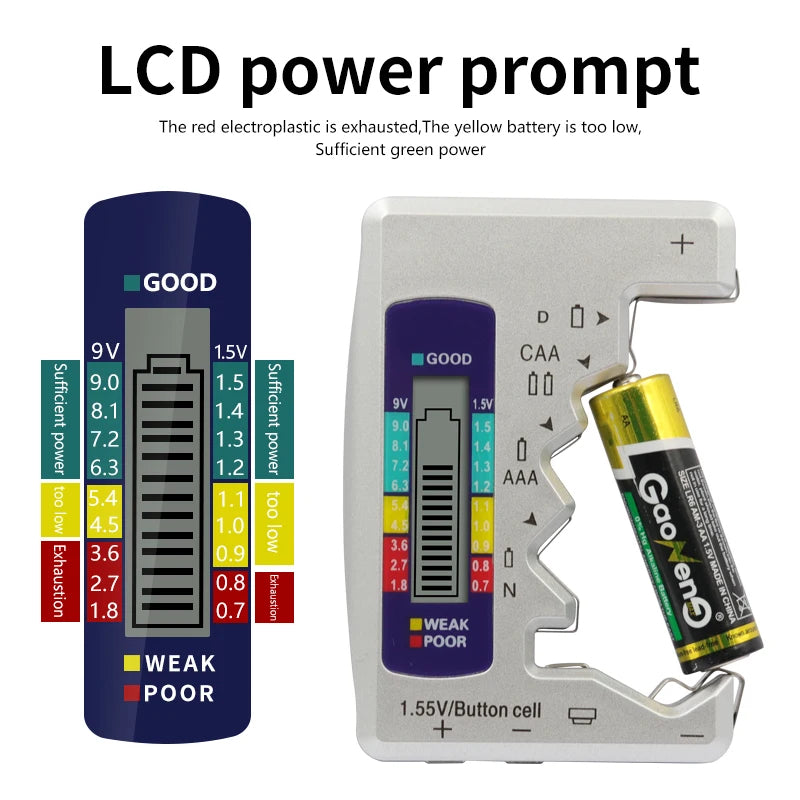 BT168 Universal Battery Tester – Power Readiness in Your Pocket